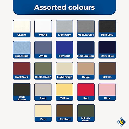 Miniatura 4 de USIT, Parche de reparación de algodón termoadhesivo, 18 x 4.5 pulgadas, ligero y resistente, avellana