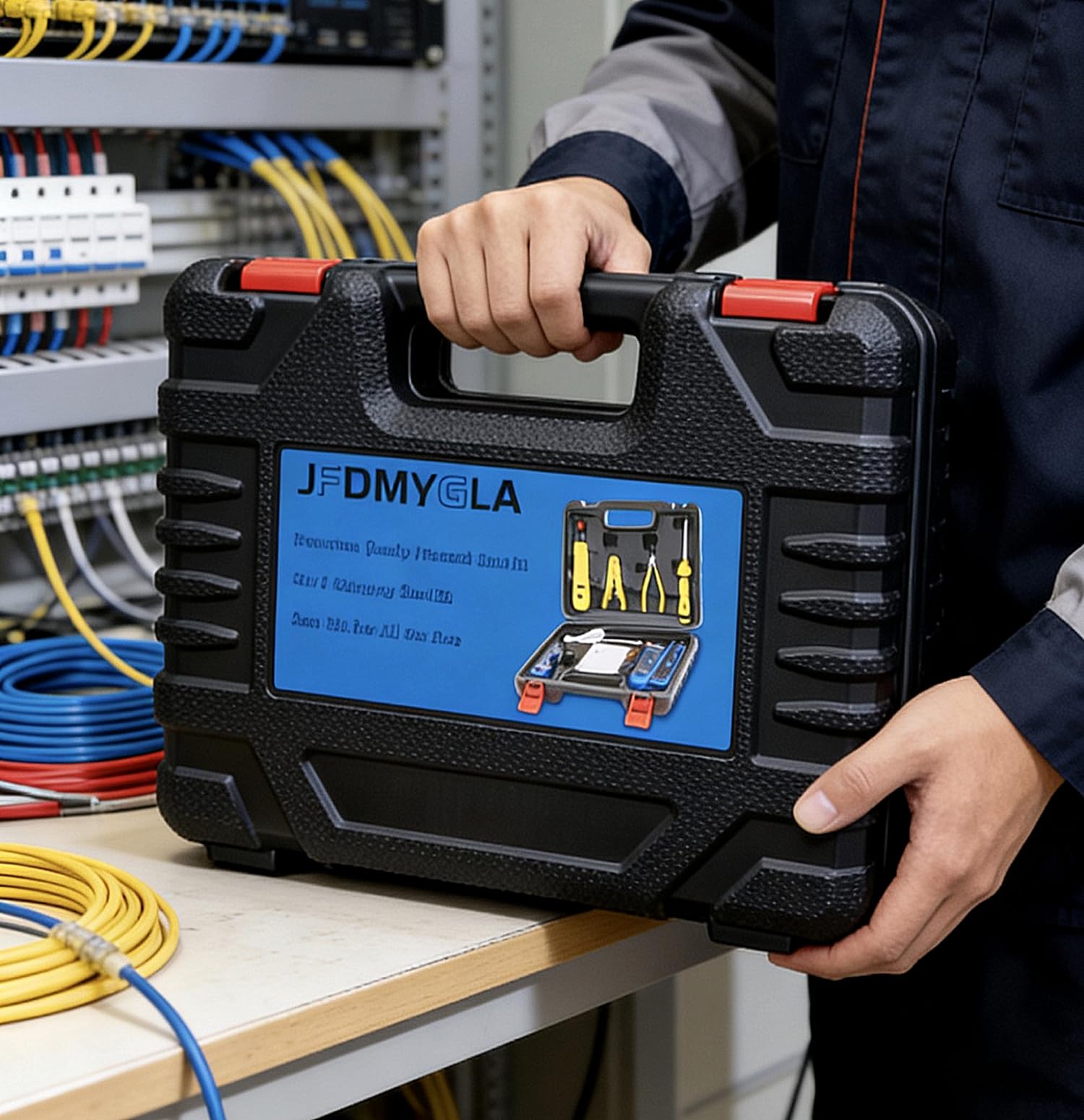 Pass Through RJ45 Crimp Tool Kit, Netzwerk Tool Kit für Cat6 Cat5 | Ethernet Crimper Cat6 Cat5e Cat5 Crimpzange mit Draht-Tracker, Durchgangsanschlüsse