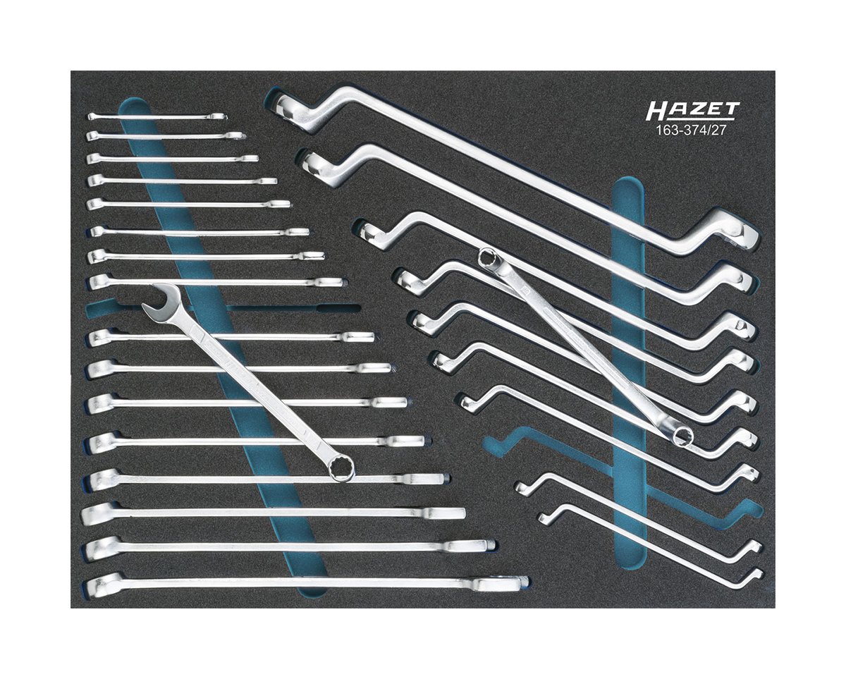 Hazet Schraubenschlüssel-Satz 163-374/27 mit Safety-Insert-System