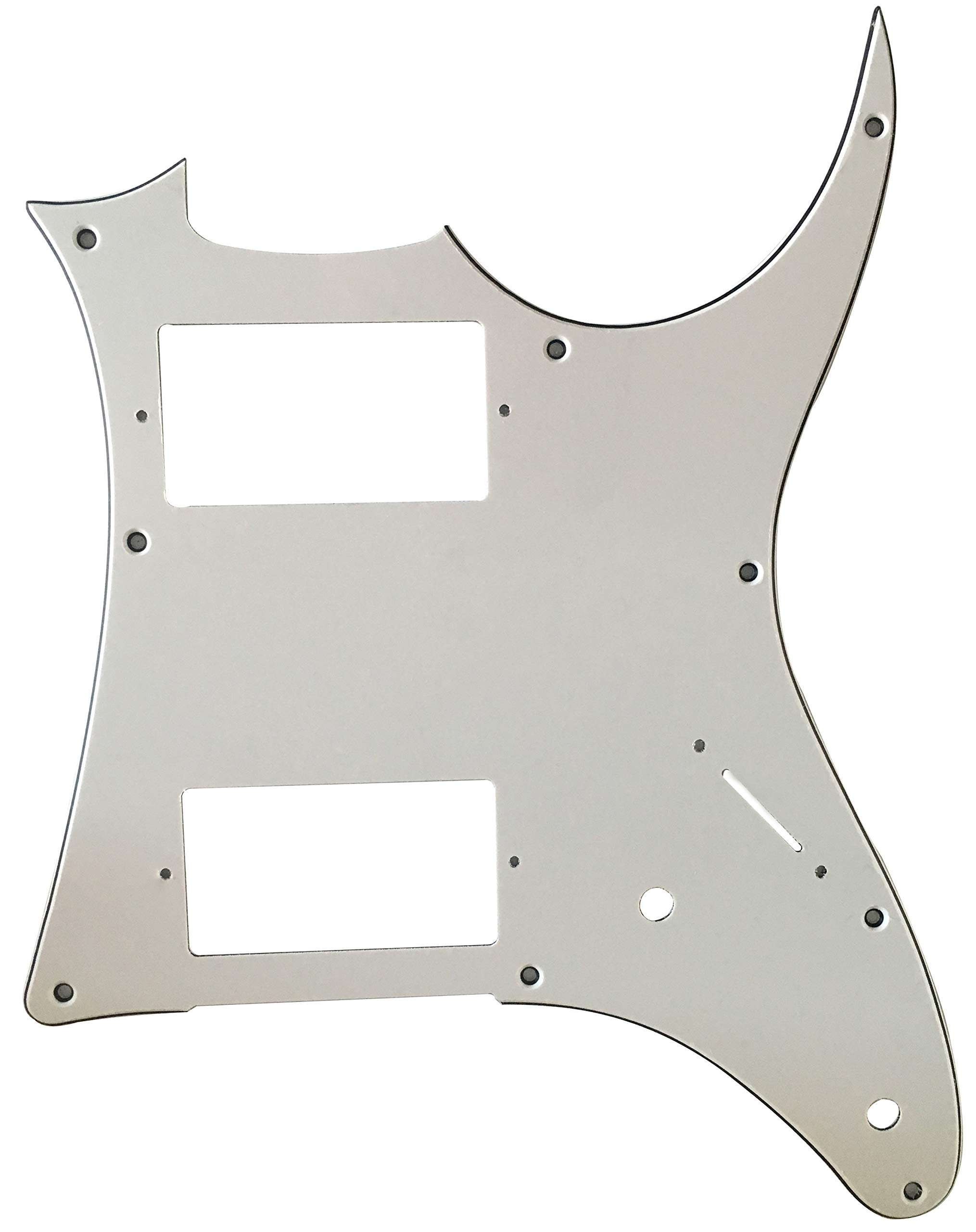 Electric Guitar Pickguard for Ibanez MIJ RG X20 Style (3 Ply White)