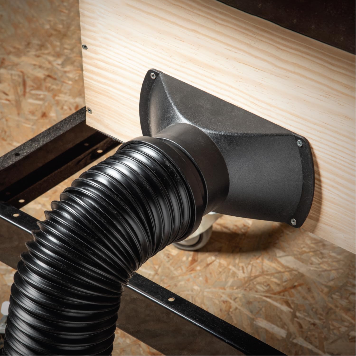 POWERTEC 4" Dust Hood - Woodworking Dust Collection -6 POWERTEC 4" Dust Hood - Woodworking Dust Collection -6