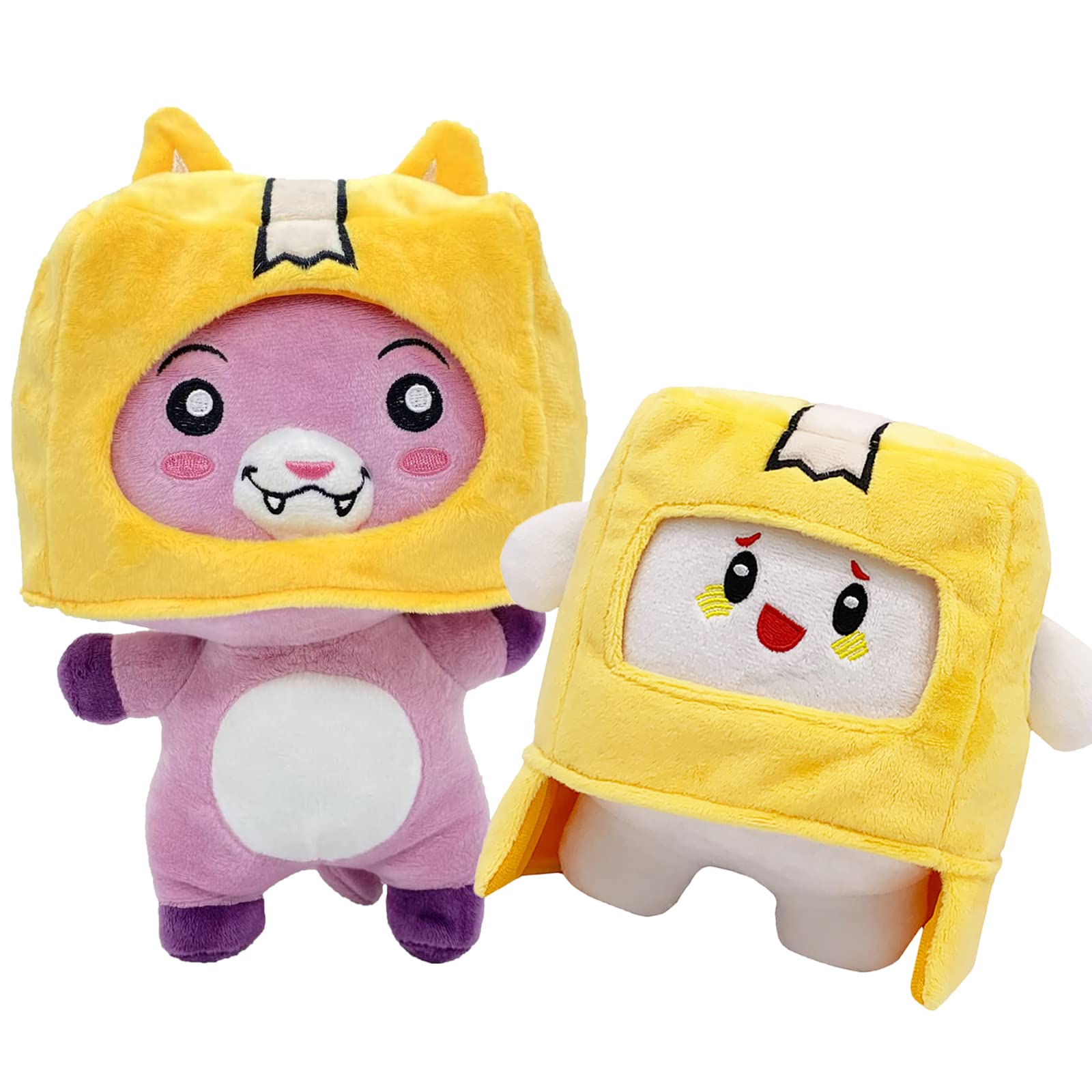 Foxy and Boxy Plush, Foxy Plush Toy Boxy Plush Toy Removable Cute Doll Toys Gifts for Kids (Foxy + Boxy)