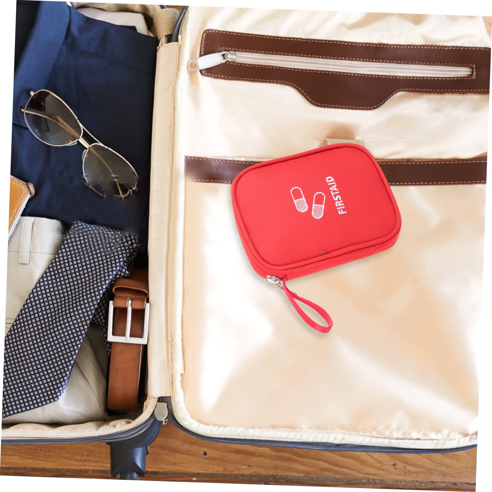 Gogogmee Mini Travel Bag Empty First Aid Bag Oxford Perfect for Hiking Camping Car Boat Motorcycle