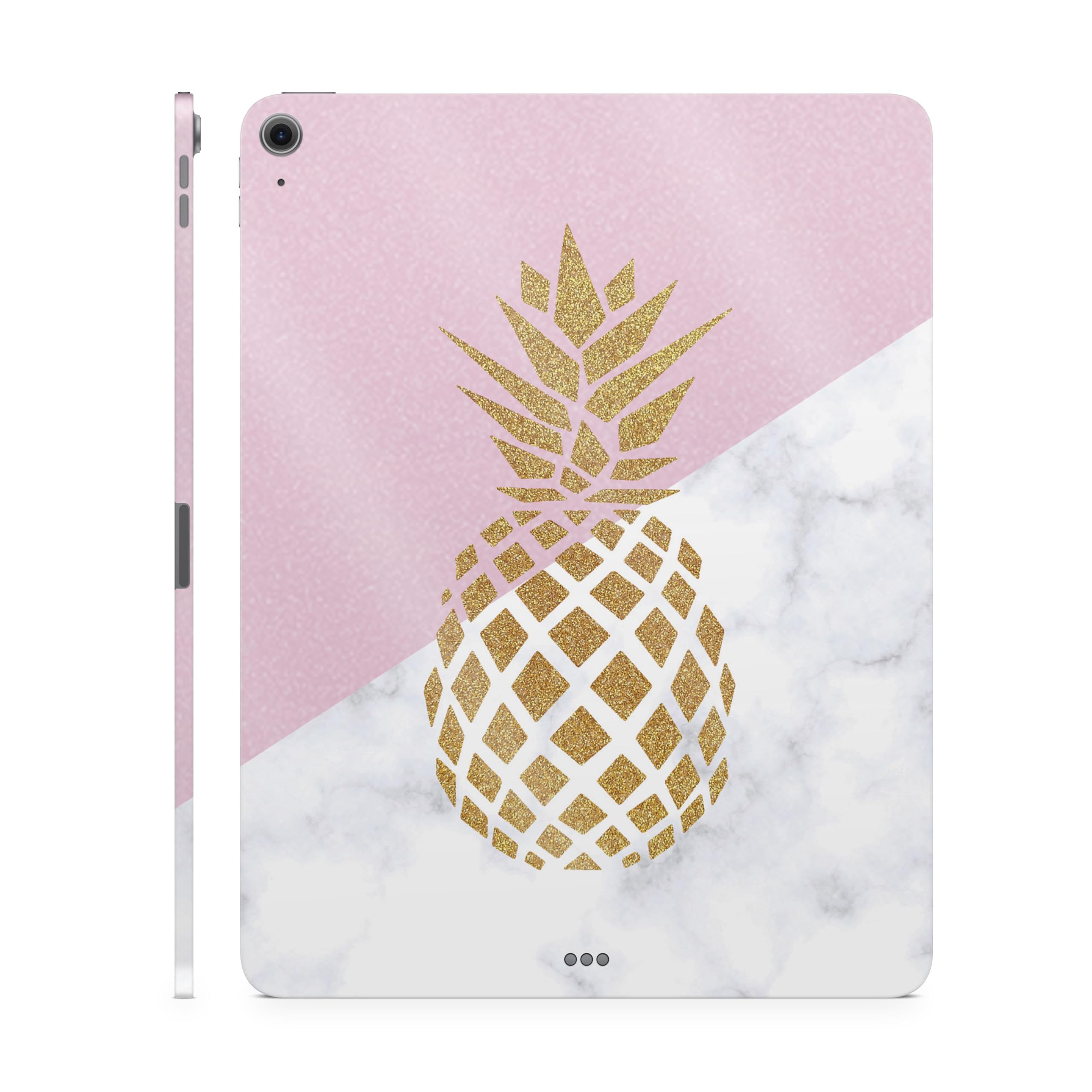 Glossy Glitter Skin Compatible with Apple iPad Air 13 (M2) 2024 - Pretty Pineapple - Premium 3M Vinyl Protective Decal Cover - Easy to Apply | Crafted in The USA by MightySkins