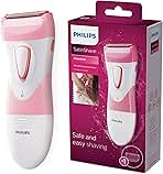 Philips SatinShave Essential Women’s Wet & Dry Electric Shaver for Legs & Body, Cordless, with Hypoallergenic Foil, HP6306/50