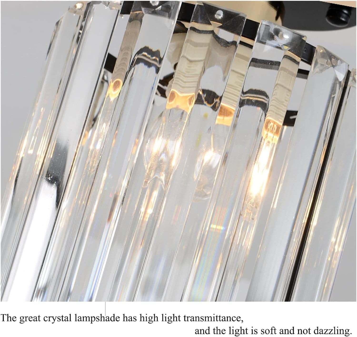 Luxe kristallen plafondlamp voor slaapkamer, hal, eetkamer