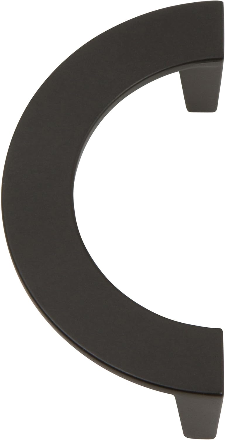 Atlas Homewares 354-BL Roundabout 3.5-Inch Pull, Matte Black