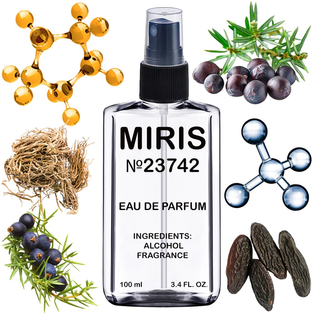MIRIS No. 23742, Inspired by Molecu 02, Long-Lasting Unisex Eau de Parfum for Women & Men, Spray 3.4 Fl Oz / 100 ml