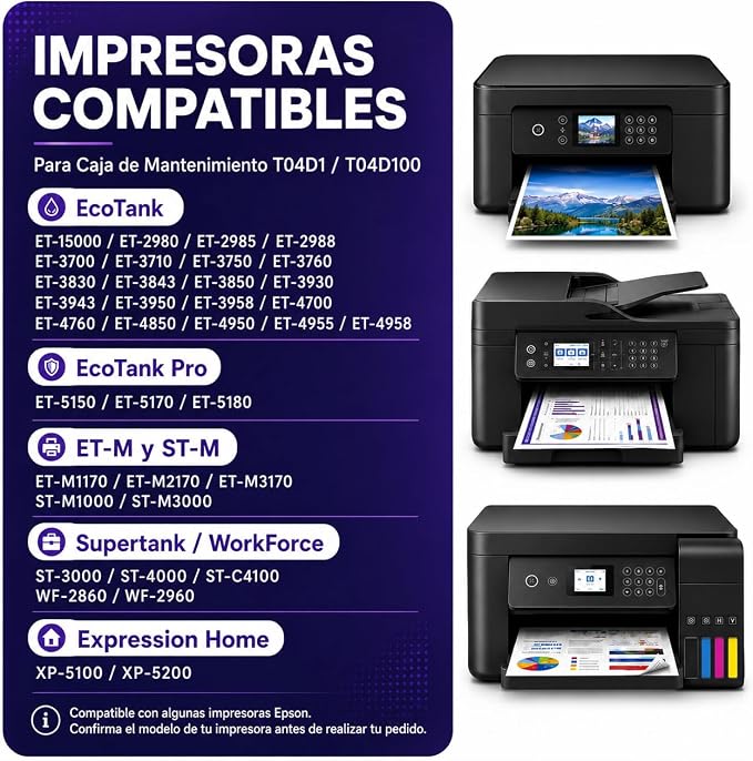 Caja de mantenimiento T04D1 para impresoras Epson EcoTank miniatura 3