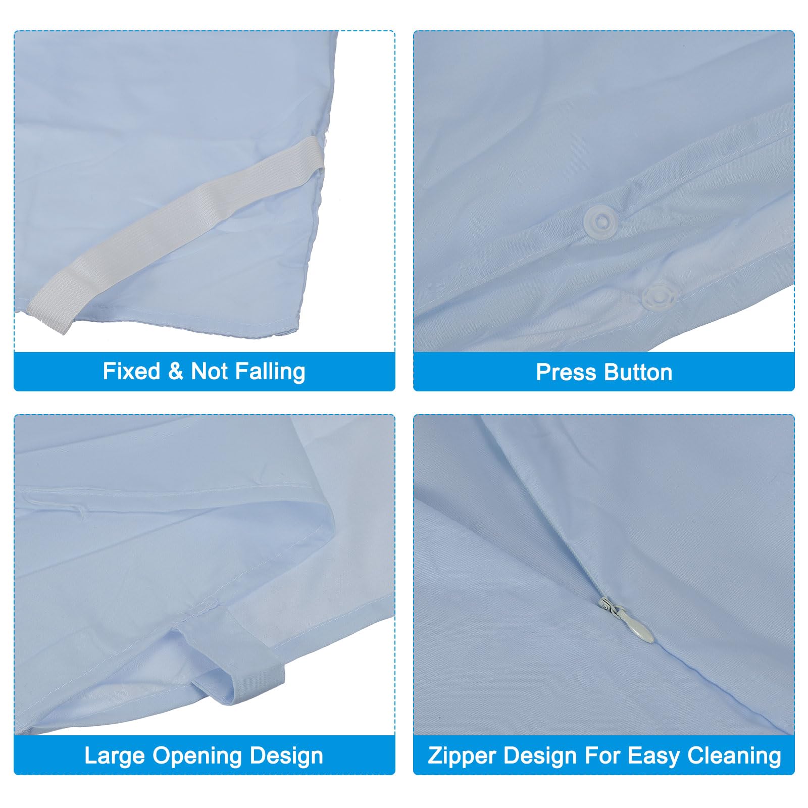 PATIKIL 47x82 Inch Sleeping Bag Liner - Image 4