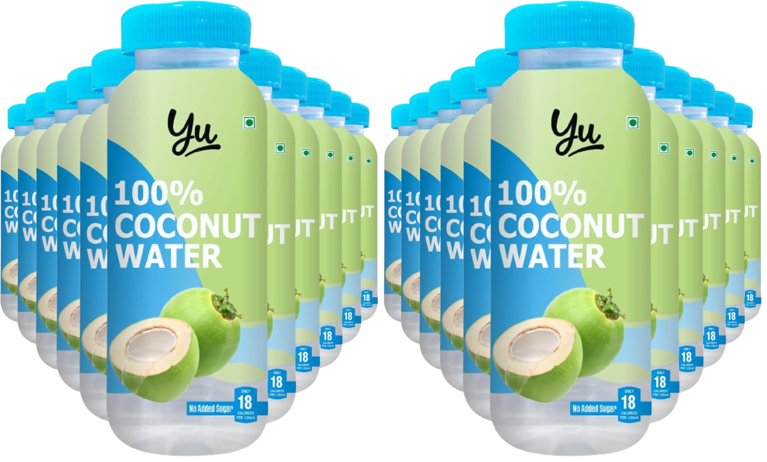 Yu - 100% Natural Coconut Water - Pack of 24 - Zero Preservatives - No Added Sugar (200 ml x 12 bottles)-image-26
