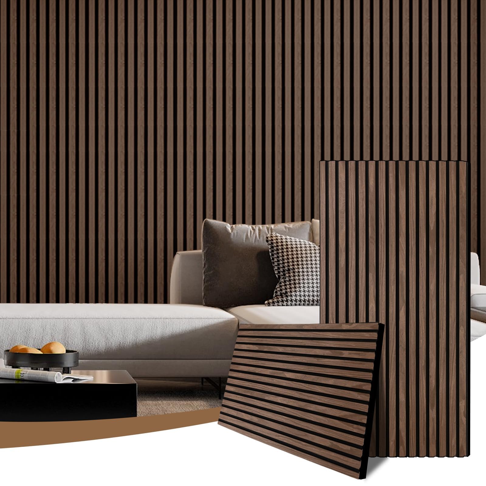 Pane Panel Wooden Wall Panels AKK-PANE Foldable Acoustic Wood Slat Wall Panel ...