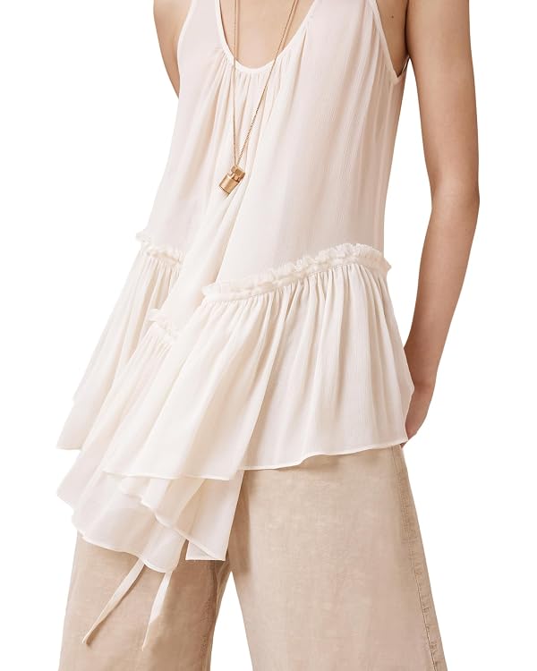 AllSaints Women's Top Rach Top Chalk White 4 by AllSaints - Used condition - Image 2
