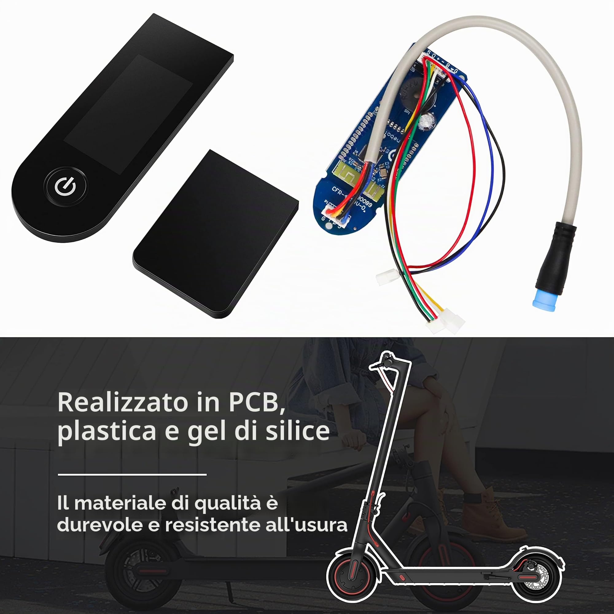 Tableau de Bord BLE électrique Scooter Tableau de Bord avec écran LED pour Trottinette électrique Xiaomi M365Pro Pro2 - Version