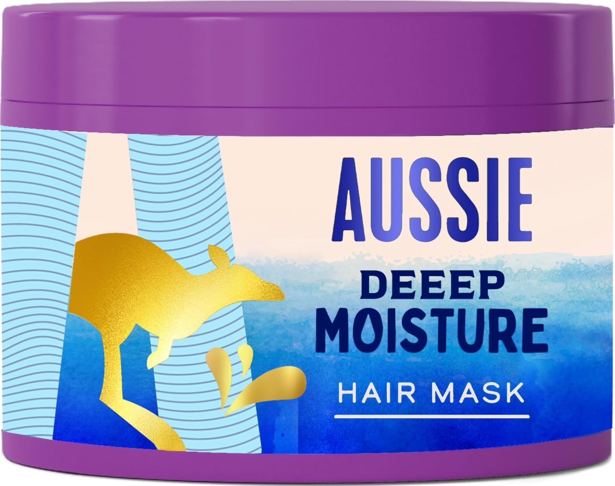 Aussie Deeep Moisture Hair Mask 300ml. Rehydrates, Nourishes and Deeply Conditions Dry, Thirsty, Brittle Hair. Infused with Jojoba, Avocado and Australian Macadamia Nut Oils. Vegan and Cruelty-Free