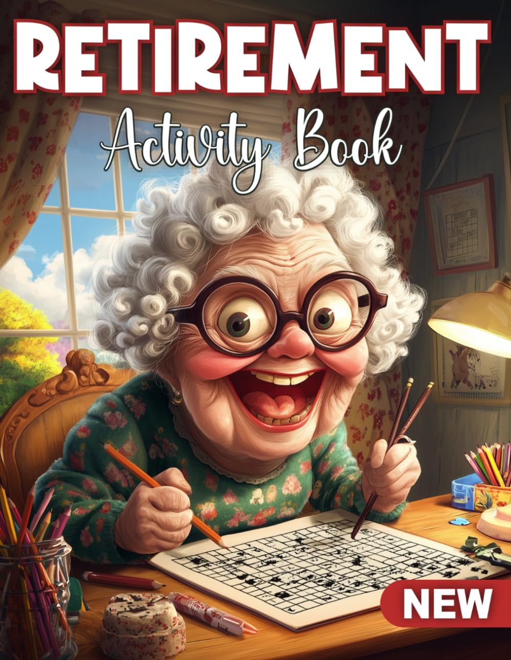 Retirement Gifts for Women 2024: Retirement Activity Books for Women, Moms, and Coworkers with Coloring Pages, Fun and Challenging Word Search, Mazes, Sudoku
