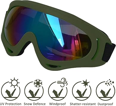 Large Dog Sunglasses, Dog Goggles with Adjustable Strap UV Protection Winproof Dog Puppy Sunglasses, Suitable for Medium-Large Dog Pet Glasses, Dogs Eyes Protection