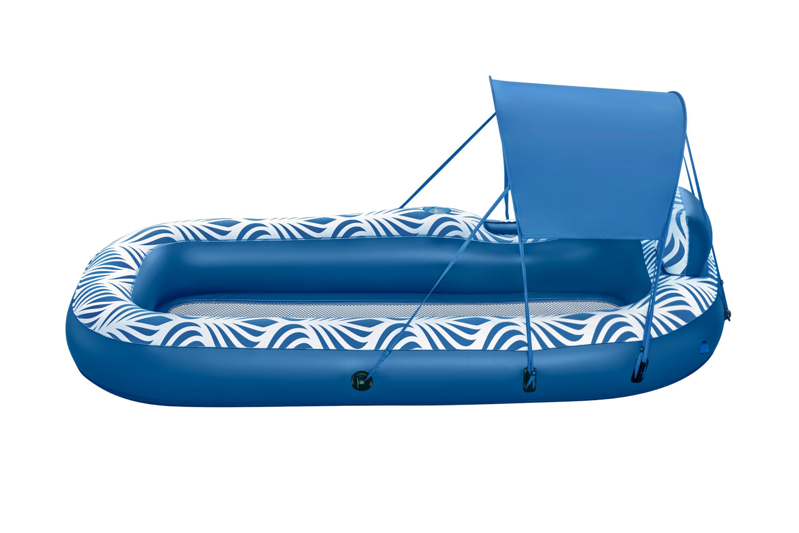 Bestway 43732 Materassino da mare Comfort Plush con parasole