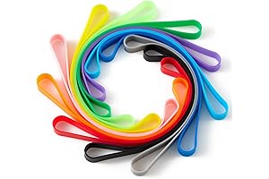 12 PCS Silicone Rubber Bands: Durable Elastic Bands for Versatile Uses