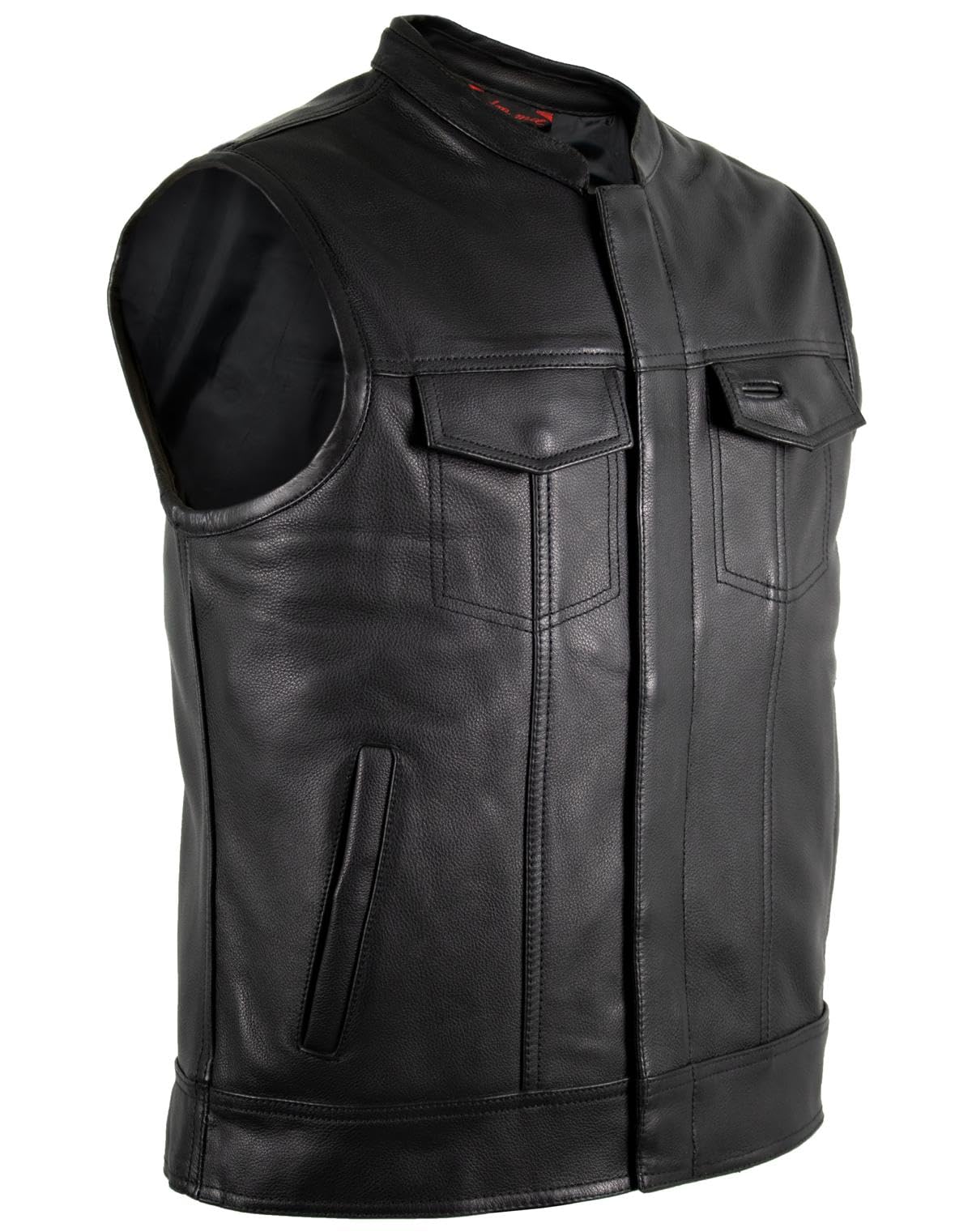 MDM Heren jacht lederen vest n brun: Amazon.nl | Chaleco de caza