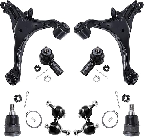 Miniatura 18 de Detroit Axle - Kit de suspensión delantera de 8 piezas para Toyota Sienna 2004-2010, brazos de control inferiores con rótulas interiores exteriores