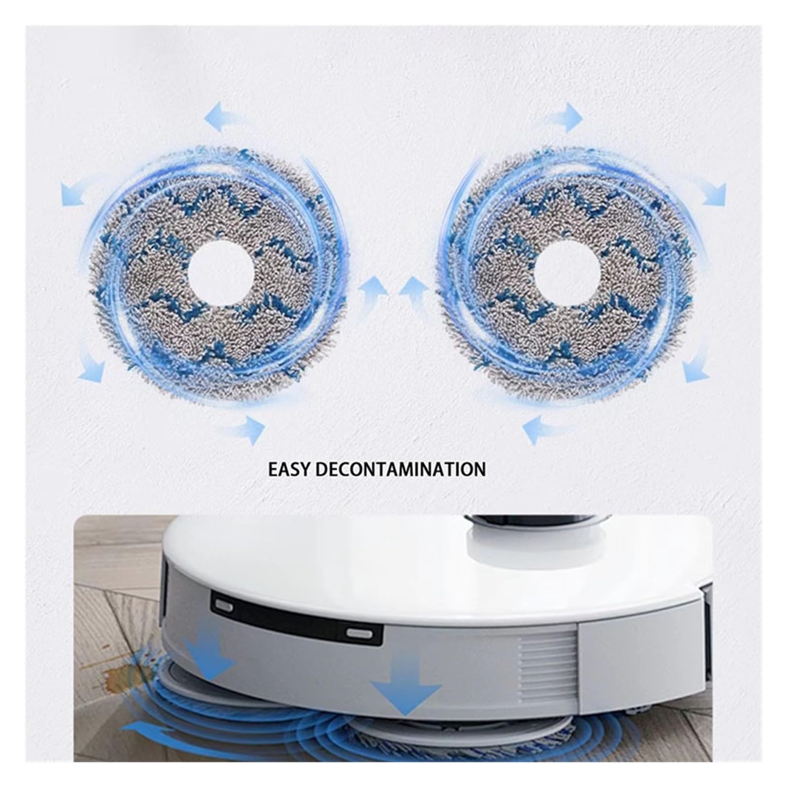 Robot odkurzający szczotka boczna filtra worek na kurz do czyszczenia tkaniny części zamienne pojemnik na kurz, kompatybilny z Ecovacs Deebot X1 OMNI /T10 TURBO (Color : Set c)