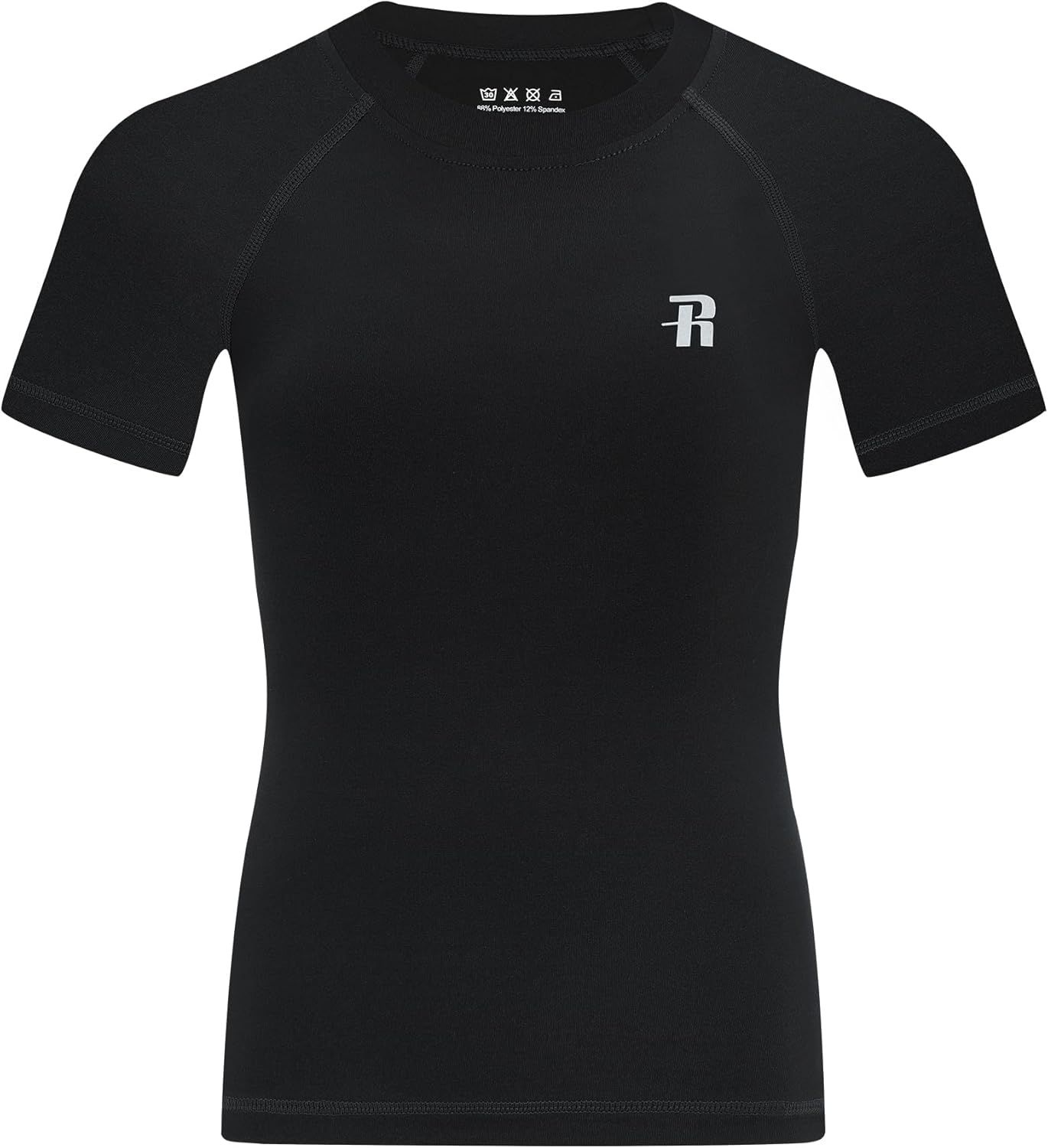 Runhit Boys Compression Shirt Short Sleeve Youth Basketball Undershirt Kids Quick Dry Athletic Base Layer T-Shirt - Image 6