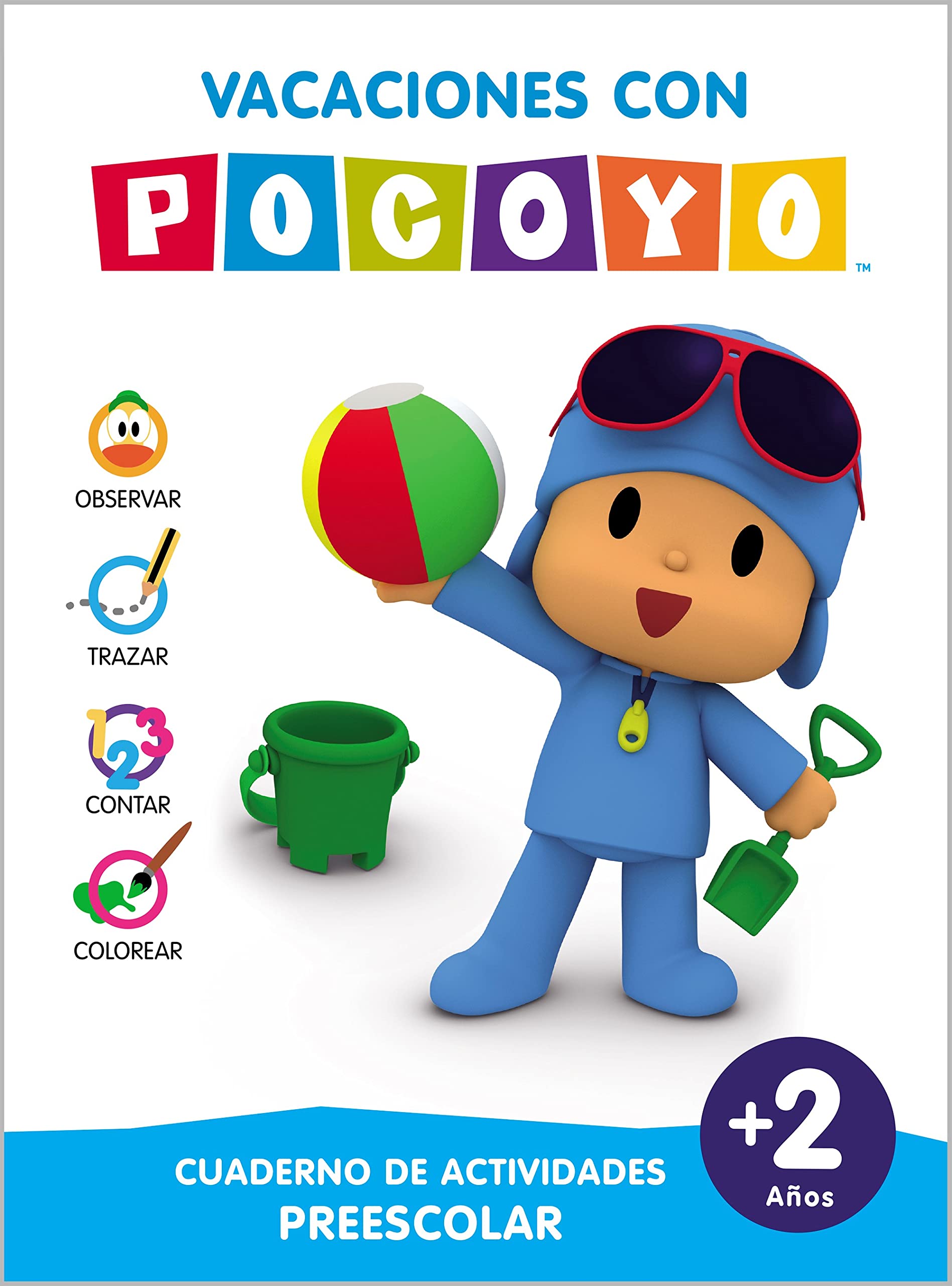 Pocoyó. Cuaderno de vacaciones - Vacaciones con Pocoyó (2 años): Cuaderno de actividades preescolar (Altea)