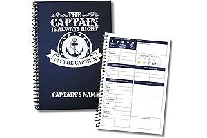 Customizable Captain's Log Book: Personalized Nautical Diary for Mariners