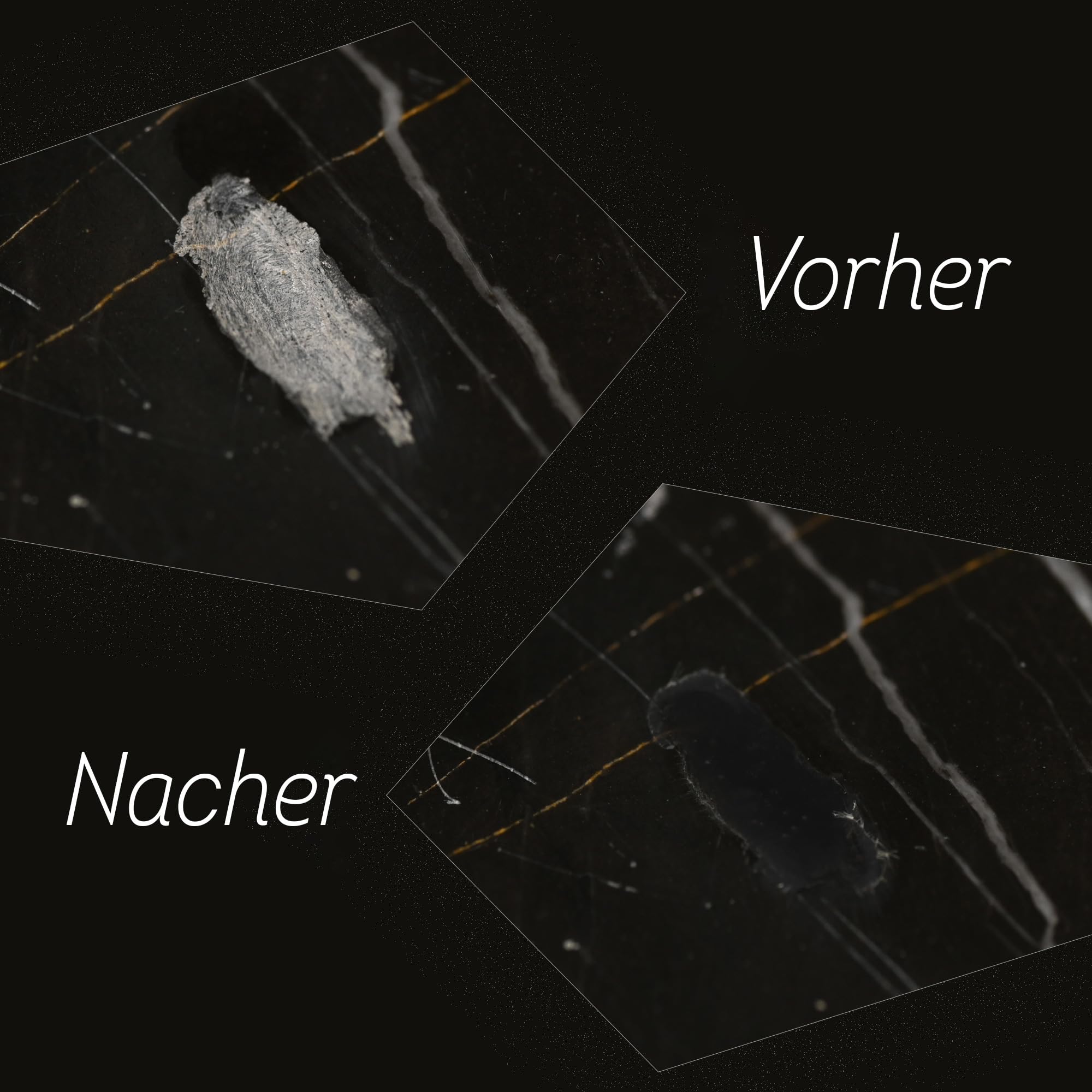 UBA Tuba Fliesenreparaturset Granit & dunkle Naturstein Reparatur-Set I Fliesen ausbessern & Arbeitsplatten mit Leichtigkeit in Minuten wiederherstellen | Für Quarz, Korian, Acryl, Fiberglas