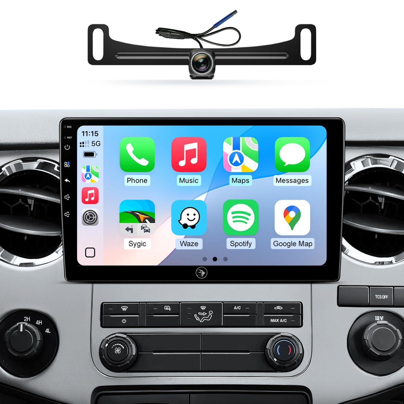 AINAVIGO 10.2 Inch IPS Car Radio