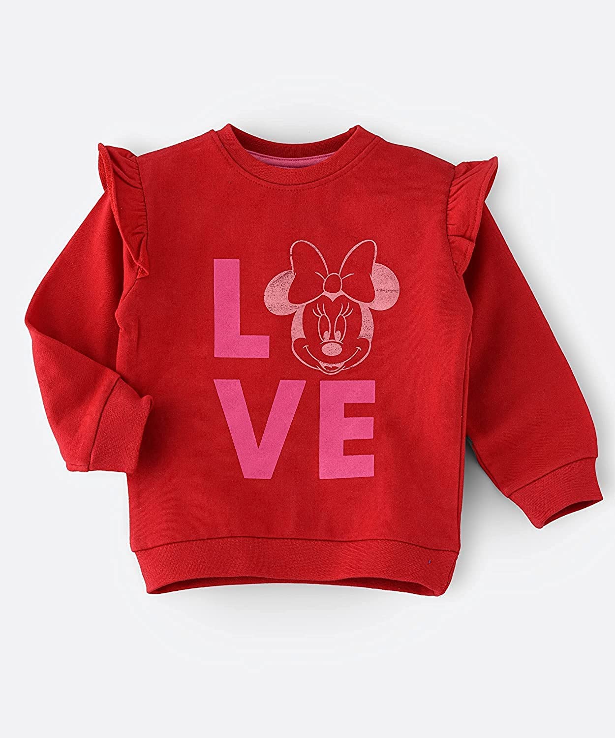 Minnie Mouse Sweatshirt for Infant Girls - Red, 6-12months