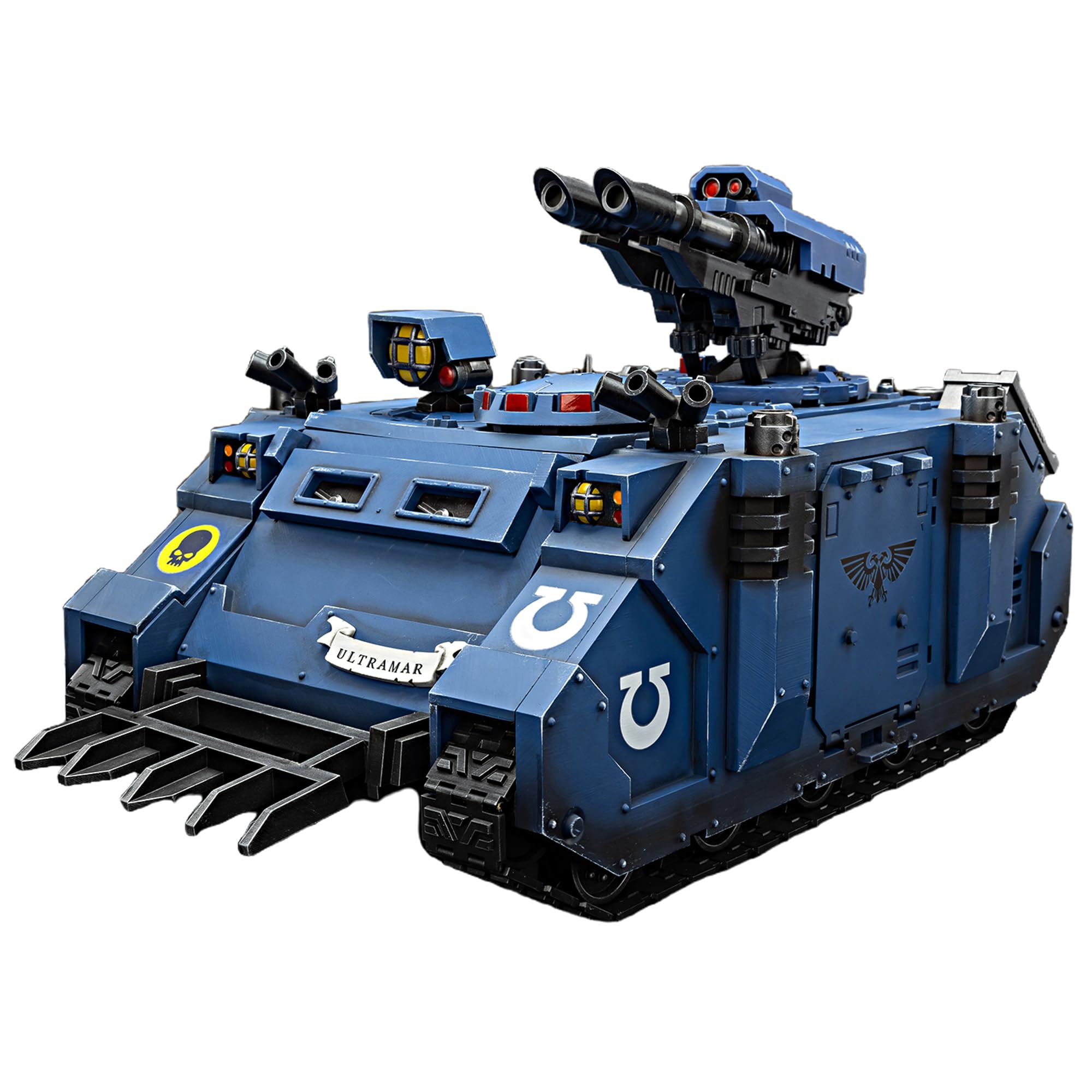 TOYVERSE Joytoy Action Figure scala 1/18 Warhammer 40.000, Ultramarines Razorback con doppio lascannon, modellino articolato mobile, 25 cm, adatto a ragazzi dai 15 anni in su