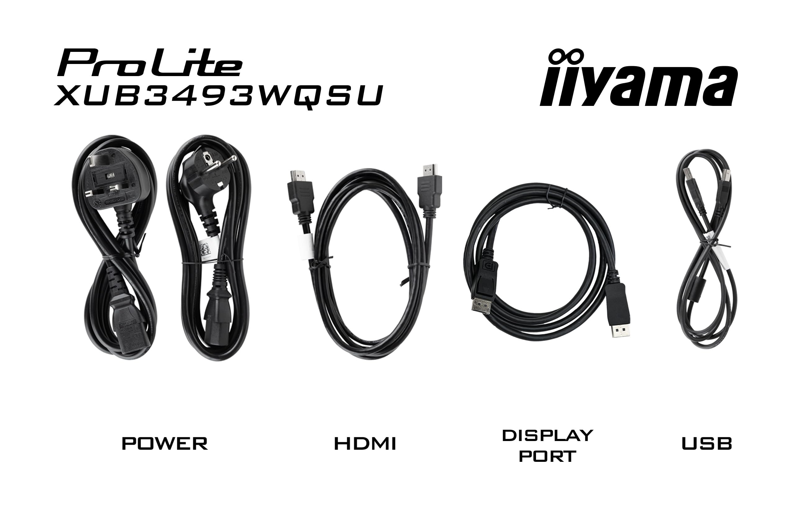 Iiyama Prolite Xub3493wqsU-B6 Monitor Pc 86,4 Cm [34] 3440 X 1440 Pixel Ultrawide Quad Hd Led Nero (iiyama Prolite Xub3493wqsU-B6 - Monitor A Led - 3