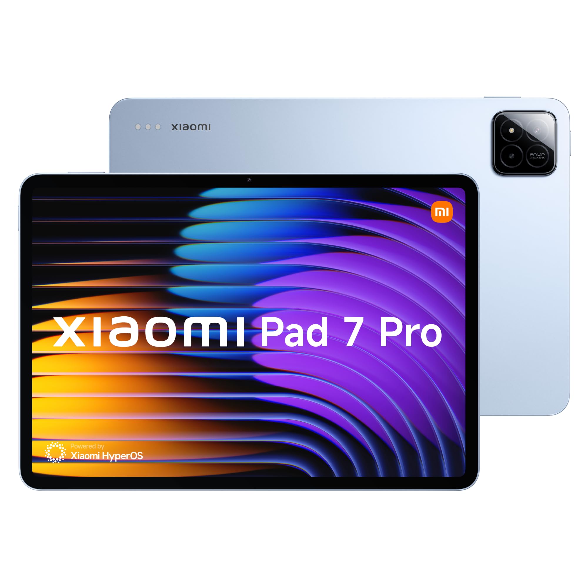 Xiaomi Pad 7 Pro, tablet 11,2", 8 256G + oficjalna okładka - bateria 8850 mAh, 67 W, HyperAI - Niebieski