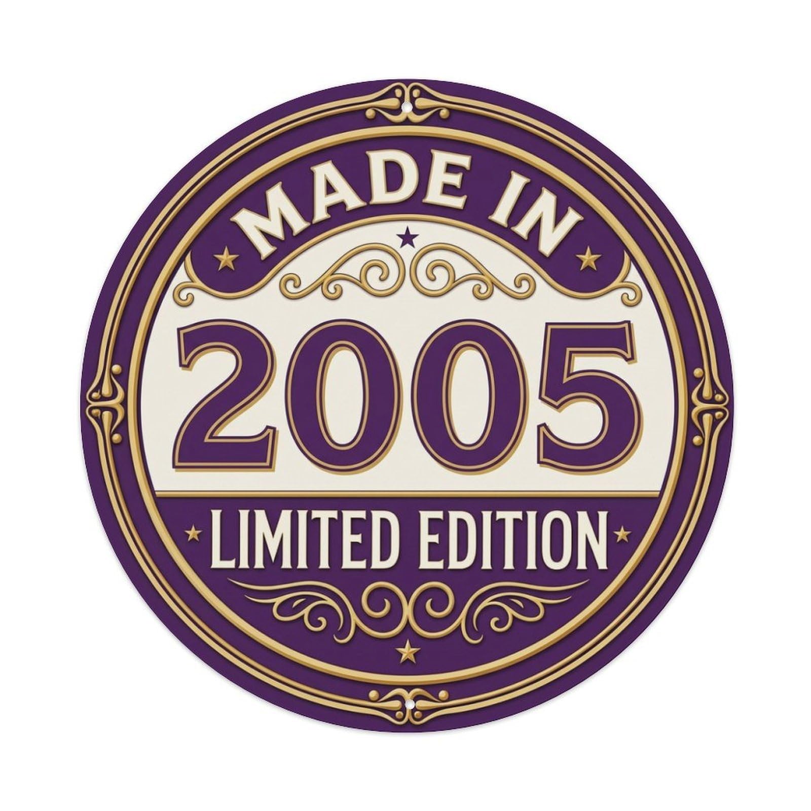 Made In 2005 Limited Edition Metal Tin Sign