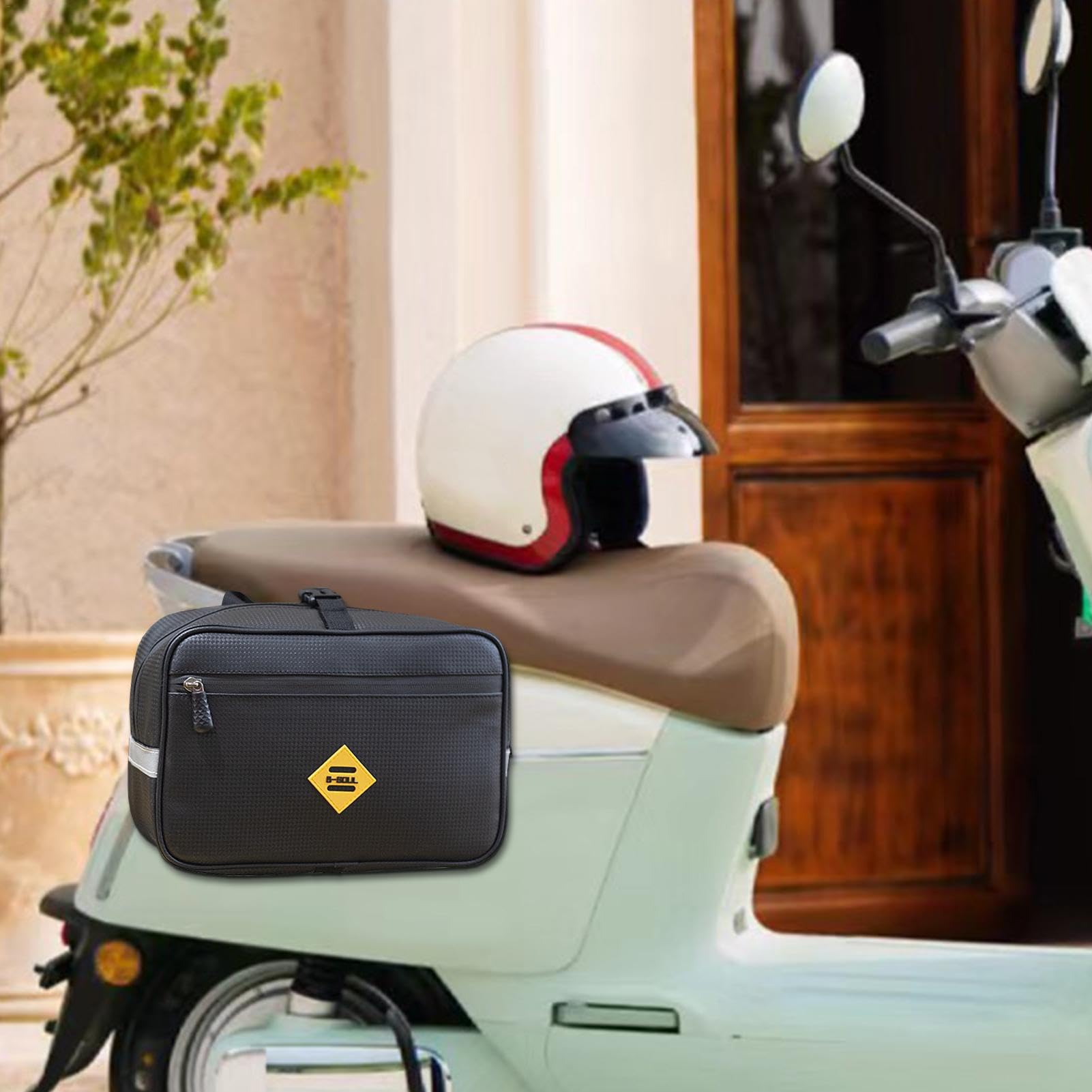 Bolsa trasera de motocicleta, alforjas impermeables para motocicleta, bolsas laterales de gran capacidad, bolsa de asiento para deportes de potencia, bolsa de equipaje de 4.5 L para rafting, canotaje,