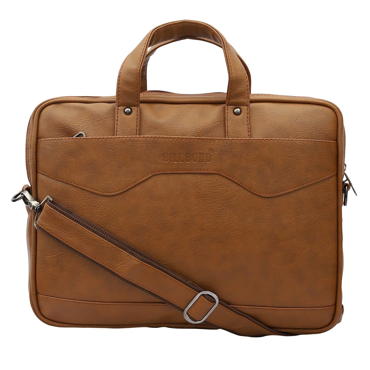 Messenger Office Laptop Bag for Men PU Leather Business Executive Briefcase Laptopbags Corporate Official Sling Side Shoulder File HandBag for Man Supports Laptop Bags-image-44