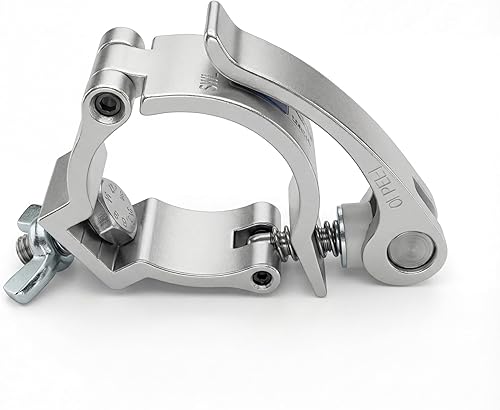Miniatura 17 de Abrazadera de luz de escenario, abrazaderas O de carga de 22 libras/165 libras/220 libras de aleación de aluminio para DJ, montaje de gancho de