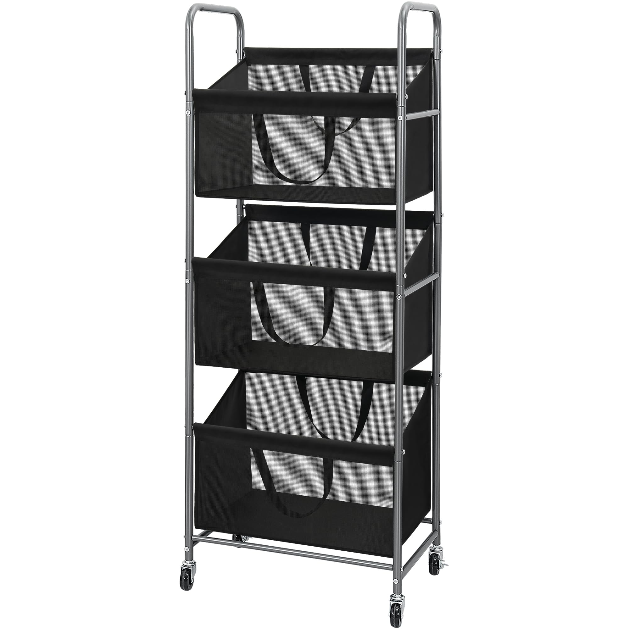 Amazon.com: STO STO 3-Tier Vertical Rolling Laundry Hamper with