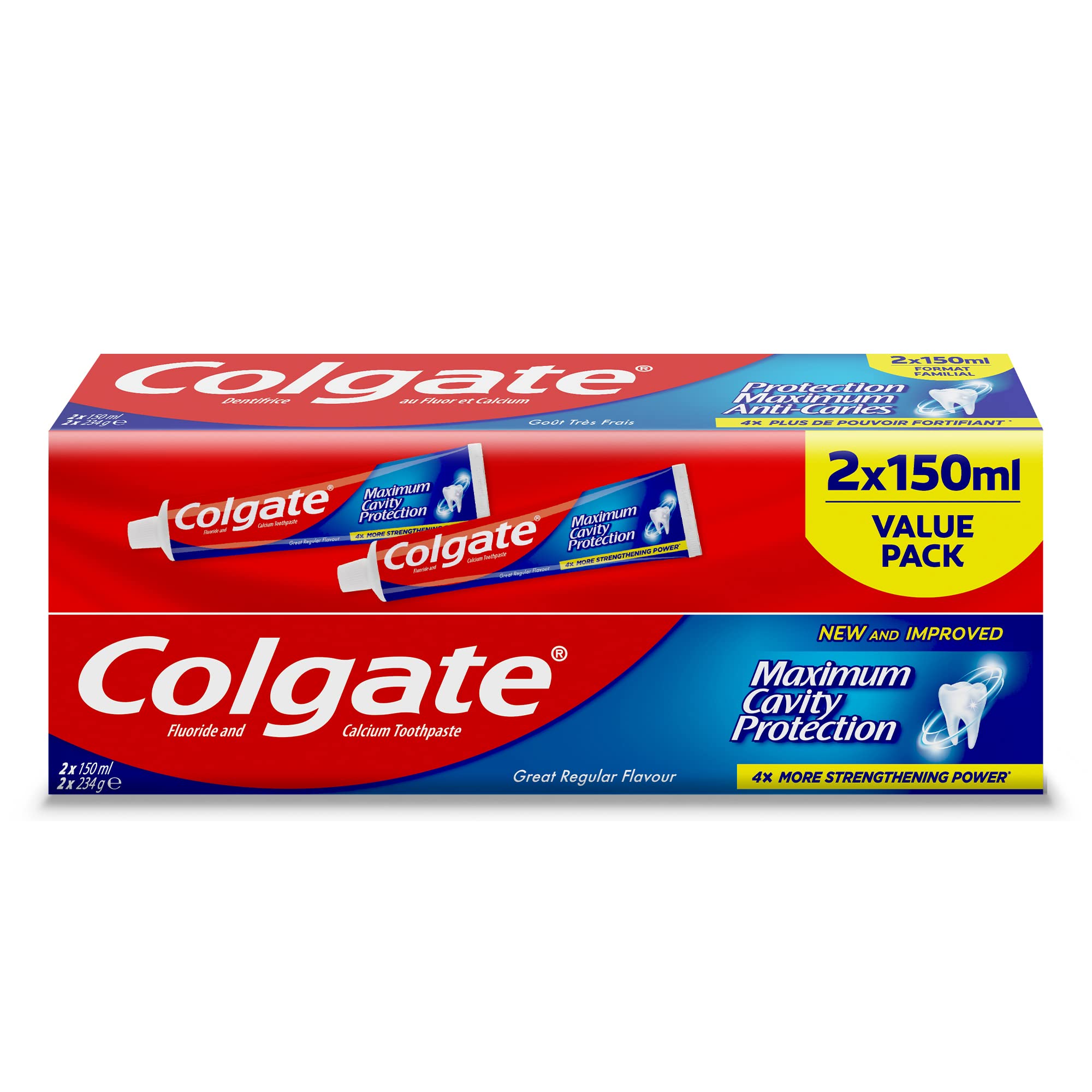 Colgate Colgate Maximum Cavity Protection Great Regular Flavour Toothpaste - 150Ml - 2 Pack '
