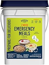 Augason Farms 2 Week Emergency Food Supply Kit, Dehydrated Meal Survival Food Bucket for 1 Person - 119 Servings