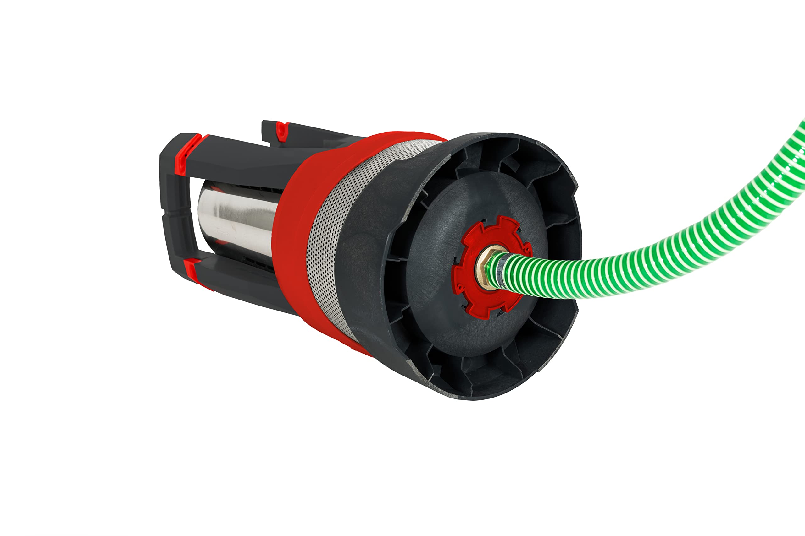 AL-KO Tauchdruckpumpe DIVE 6500/34, 1000 W Motorleistung, max. Fördermenge 6500 l/h, max. Förderhöhe 34 m, max. Eintauchtiefe 7 m, 3-stufiges Pumpenlaufwerk, Rot-schwarz