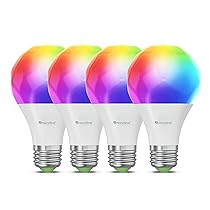 Nanoleaf Lampadine LED Smart E27, RGB WiFi, compatibili con Alexa, Google Home, 9W dimmerabili, 2700K-6500K, Matter e Bluetooth, Necesito un centro, telecomando incluso, confezione da 4
