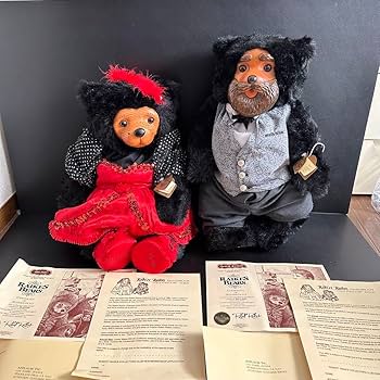 テディベアRobert raikes bears 木彫り海外作家レイクスベア