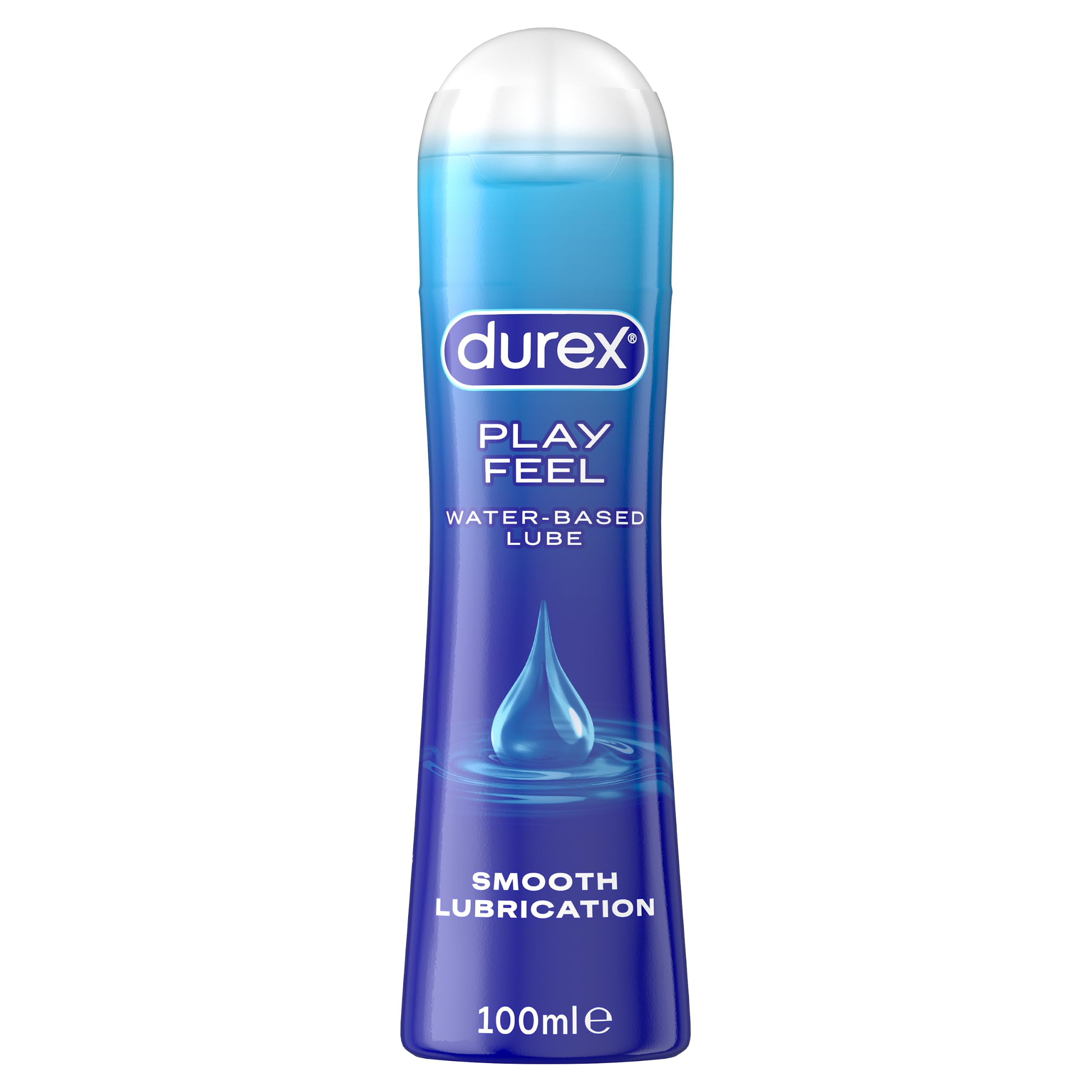 Durex Play Feel, 100ml, Water-Based Lube, Non-Staining, pH Friendly