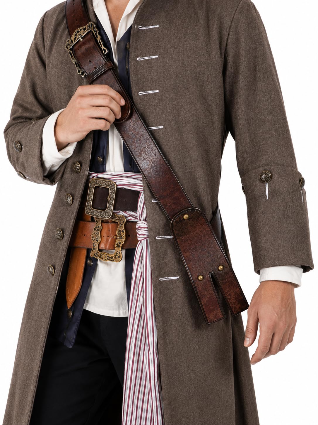 Jack Sparrow Baldric Sword Belt Pirate Capitán Props
