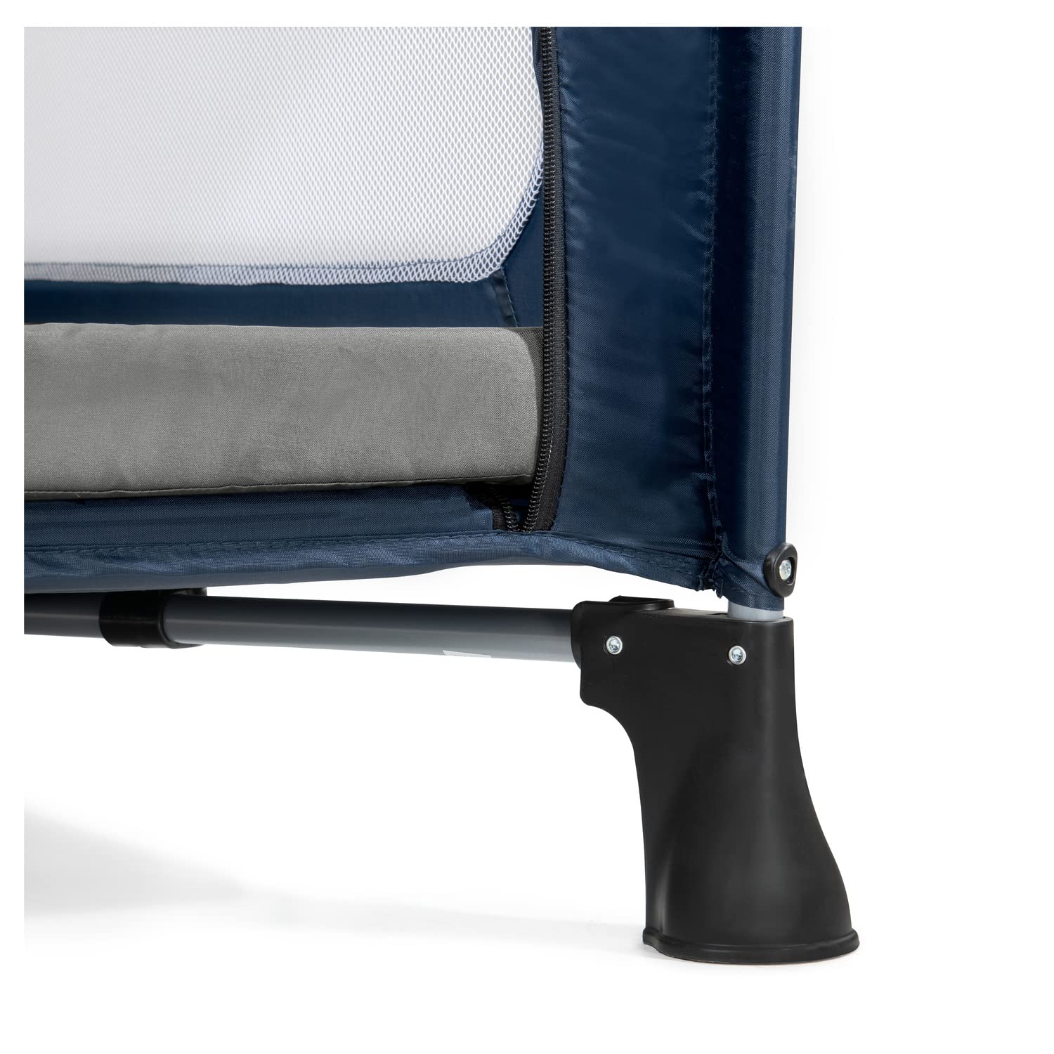 hauck Faltmatratze für Kinderreisebetten mit Tragetasche 120x60x5 cm, Klein Zusammenklappbar, Kompatibel mit Dream N Play Plus, Sleep N Play Go Plus, Play N Relax Center (Sleeper, Grey)