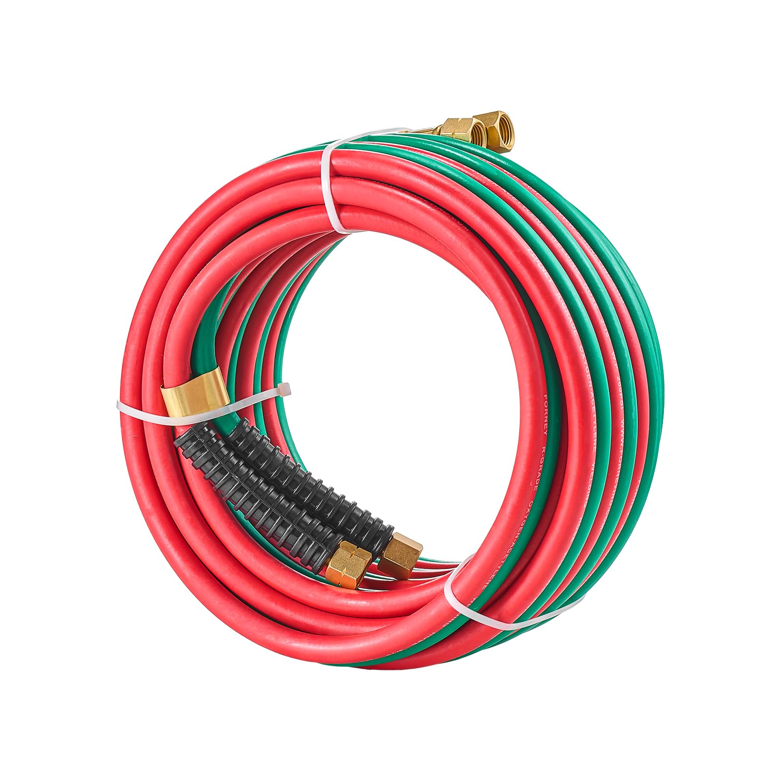 Happybuy Oxygen Acetylene Hose, 1/4-Inch x 25FT Oxy Acetylene Hose with 9/16
