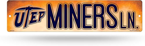 Miniatura 119 de NCAA Rico Industries Placa de calle de plástico Placa de calle de plástico de 4" x 16" Color del equipo,Alternativo,Champ,man